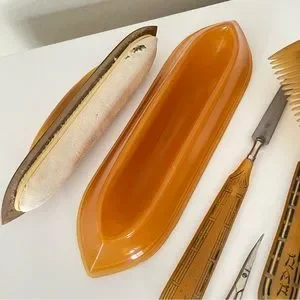 Accessories | Vintage Set Of 9 Womens Amber Pyralin Labelle  display picture 1